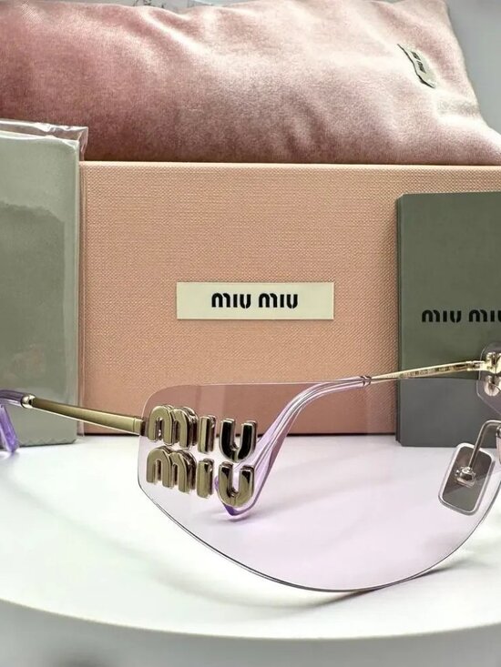 ✨ Miu Miu Rimless Pink Tinted Sunglasses main image 15